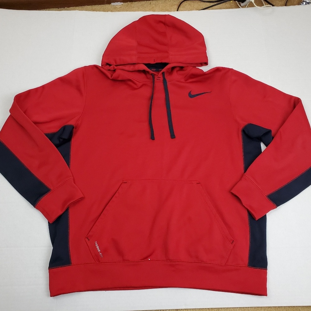 Nike Therma-Fit Hooded Sweater Red